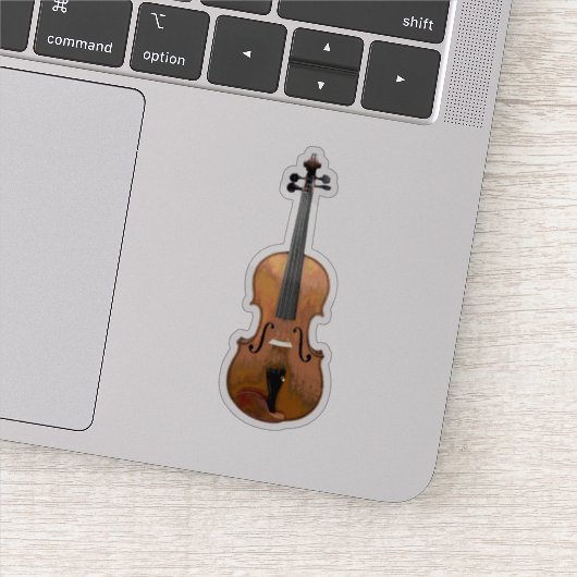 Sticker Musique Classique Violon Cute (Détail)
