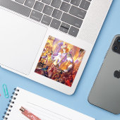 Sticker Musique de Fée (Ordinateur portable avec iPhone)