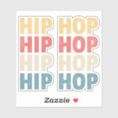 Sticker musique Hip hop (Feuille)