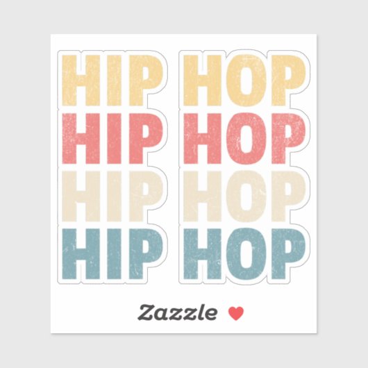 Sticker musique Hip hop (Feuille)