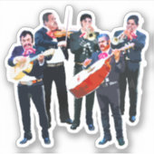 Sticker Musique mexicaine Mariachi (Devant)