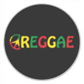 Sticker Musique reggae (Devant)