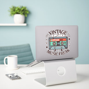 Sticker Musique vintage Freak