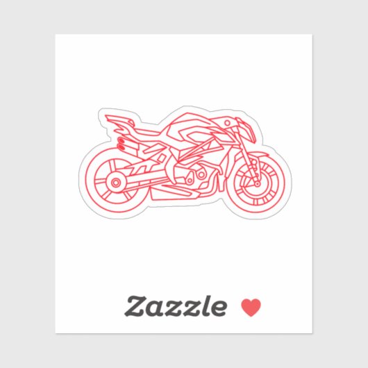 Sticker MV Agusta Brutsta 1000RR Neon (Feuille)
