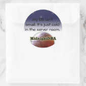 sticker "My DB is not small" (Sac)