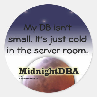 sticker "My DB is not small"