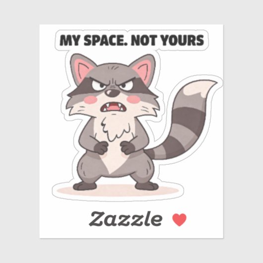 STICKER MY SPACE. NOT YOURS (Feuille)