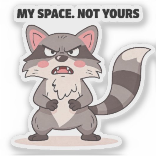 STICKER MY SPACE. NOT YOURS (Devant)