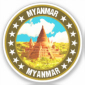 Sticker Myanmar (Recto)