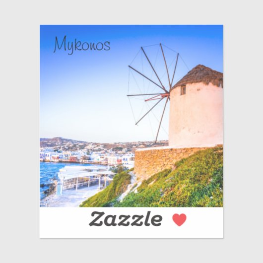 Sticker Myconos (Feuille)