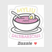 Sticker Myliu Saltibarscius (Feuille)