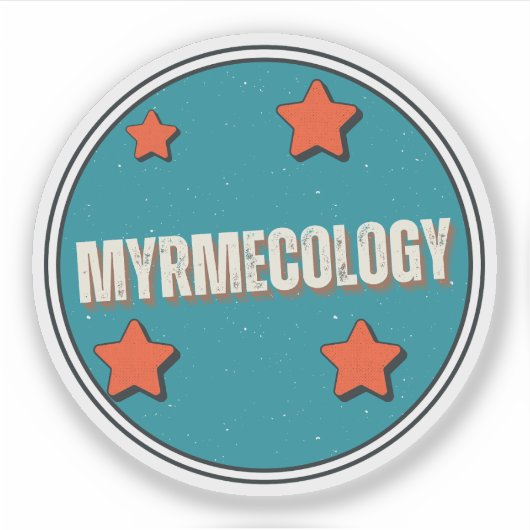 Sticker Myrmécologie (Devant)