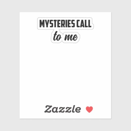 Sticker Mystères M'Appelent : Un Véritable Crime Obsession (Feuille)
