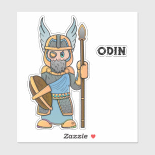 Sticker Mythologie d'Odin Norse