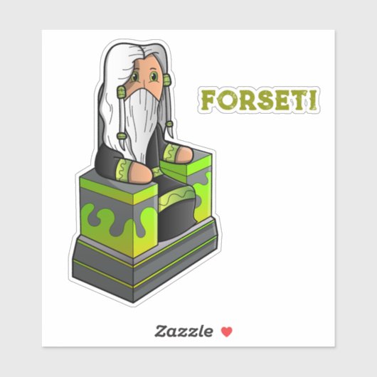 Sticker Mythologie Forseti Norse (Feuille)