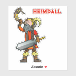 Sticker Mythologie Heimdall Norse
