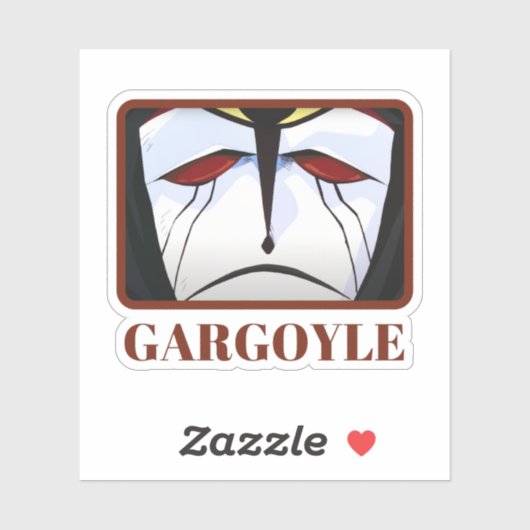 Sticker Nadia Le Secret De L'Eau Bleue - Gargoyle (Feuille)