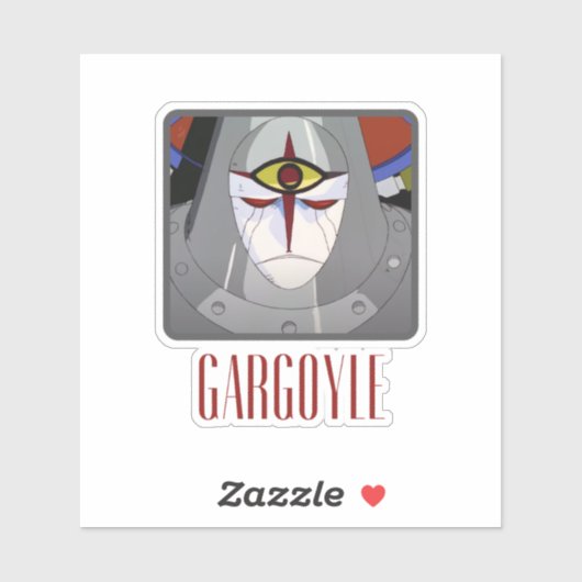 Sticker Nadia Le Secret De L'Eau Bleue - Gargoyle (Feuille)