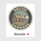 Sticker Næ stved, Danemark Danmark (Feuille)