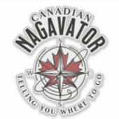 Sticker Nagavator canadien (Devant)
