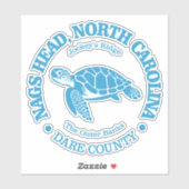 Sticker Nags Head (tortue de mer) (Feuille)