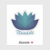Sticker Namaste Lotus Flower (Feuille)