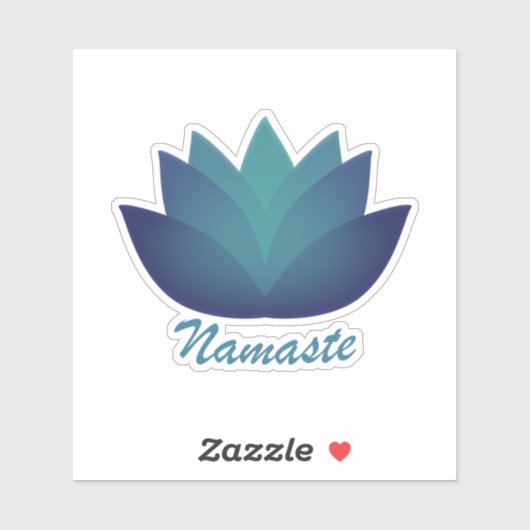 Sticker Namaste Lotus Flower (Feuille)