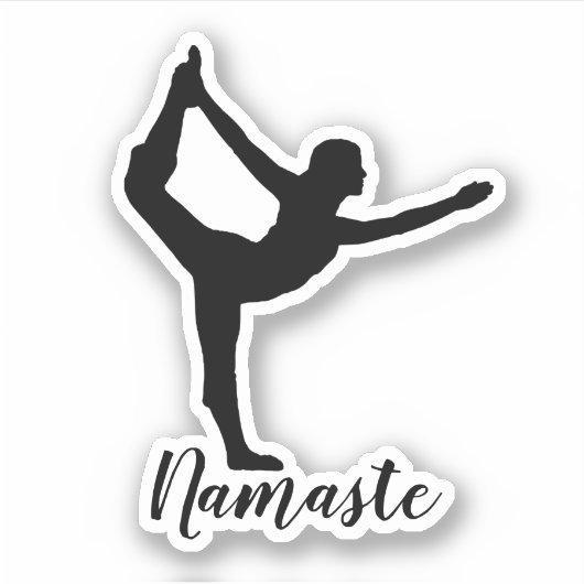 Sticker Namaste Yoga (Devant)