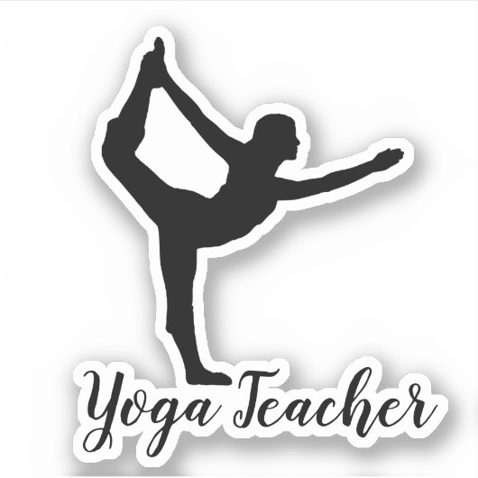 Sticker Namaste Yoga Enseignant (Devant)
