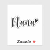 Sticker Nana, cadeau pour New Nana, cadeau pour grand-mère (Feuille)