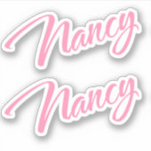 Sticker Nancy nom x2 (Devant)