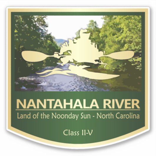Sticker Nantahala River (PFK) (Devant)