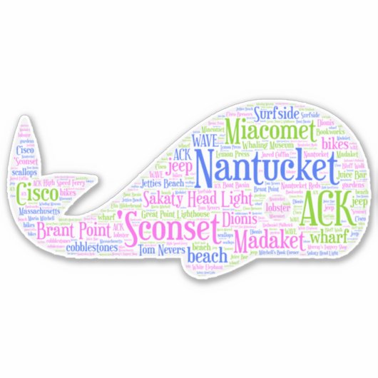 Sticker Nantucket (Devant)