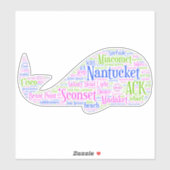 Sticker Nantucket (Feuille)