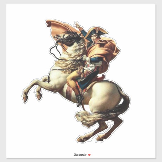 Sticker Napoléon Bonaparte France (Feuille)