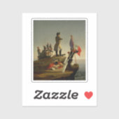 Sticker Napoléon en attente du pont Inconstant (Feuille)