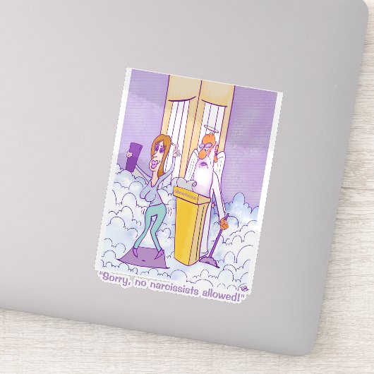 Sticker Narcissique (Détail)