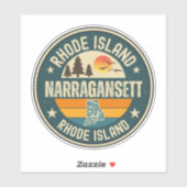 Sticker Narragansett, Rhode Island (Feuille)