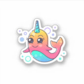 Sticker Narwhal (Devant)