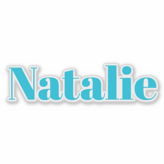 Sticker Natalie (Devant)