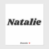 Sticker Natalie (Feuille)