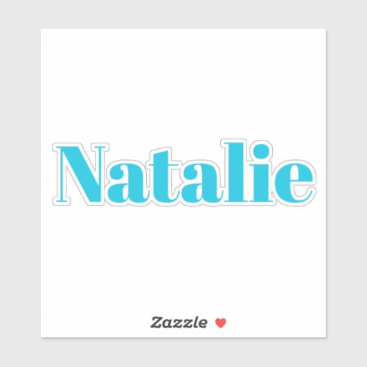 Sticker Nathalie (Feuille)