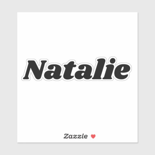 Sticker Nathalie (Feuille)