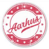 Sticker National - Aarhus Danemark (Devant)