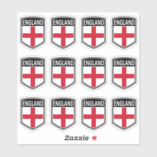 Sticker National - Angleterre (Feuille)