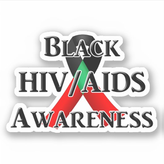 Sticker National Black HIV/AIDS Awareness Day (Devant)