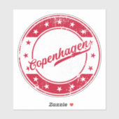 Sticker National - Copenhagen Danemark (Feuille)