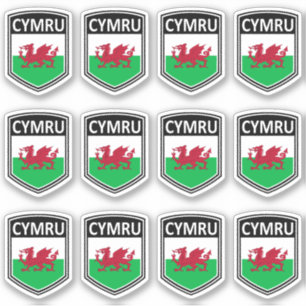 Sticker National - Cymru