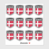 Sticker National - Danemark (Feuille)