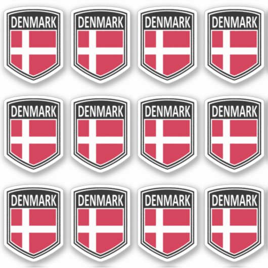 Sticker National - Danemark (Devant)